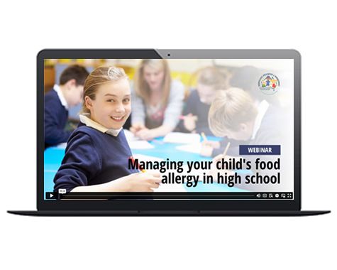 Managing your child’s food allergy in High School settings