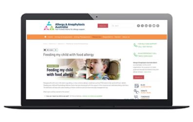 Feeding my child with food allergy webinar