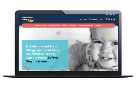 Nip allergies in the Bub food allergy prevention website